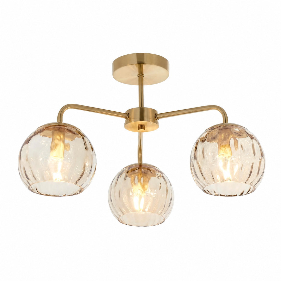 Tracian Glass Mid-Century Modern Globe Pendant Light for Dining Room
