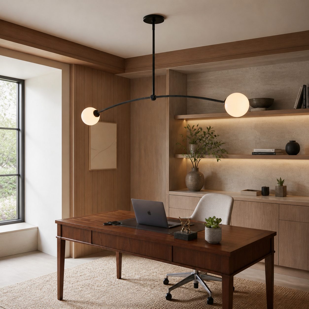 Arden Glass Pendant Chandelier – Minimalist Geometric Design for Modern Interiors