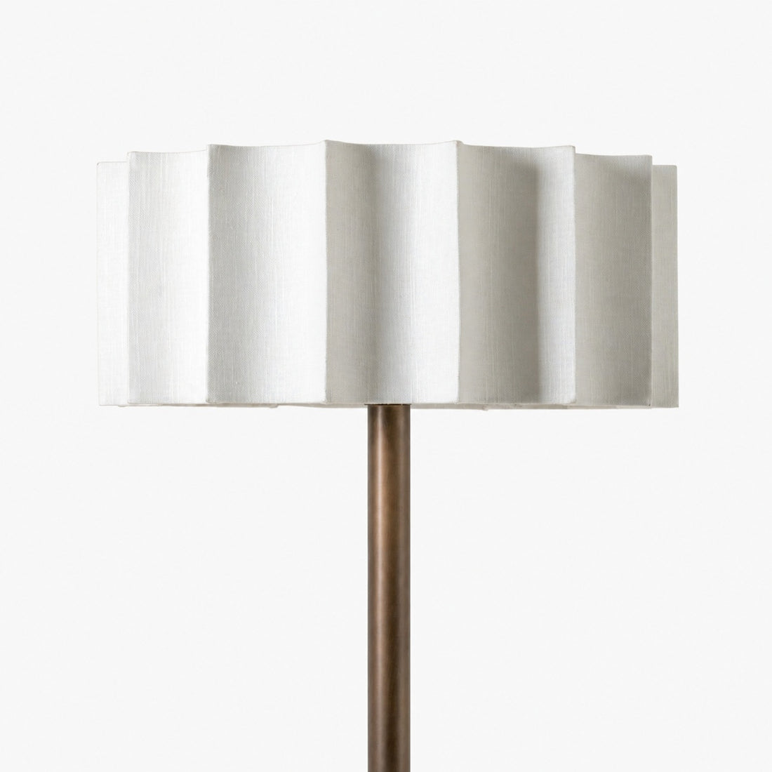 Cavilon Modern Floor Lamp - Slim Profile and Soft Shade Contemporary Metal Lighting for Bedroom