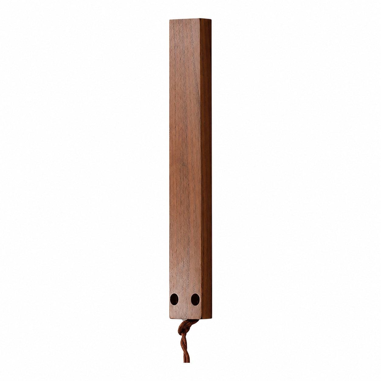 Curved Walnut Ceramic Plug-in Wall Light