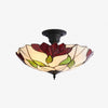 TF Botanica Floral Glass Ceiling & Pendant Lighting - Art Glass Style Fixture for Rooms