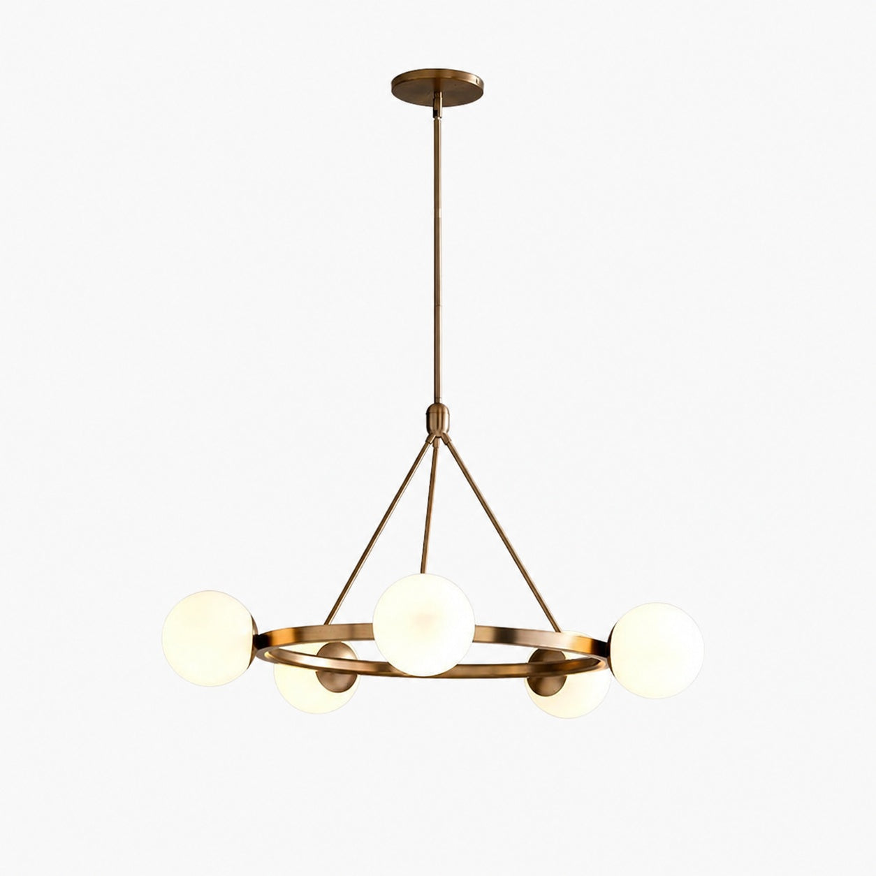 Brelia Round Light Chandelier - Modern Globe Chandelier in Stylish Design