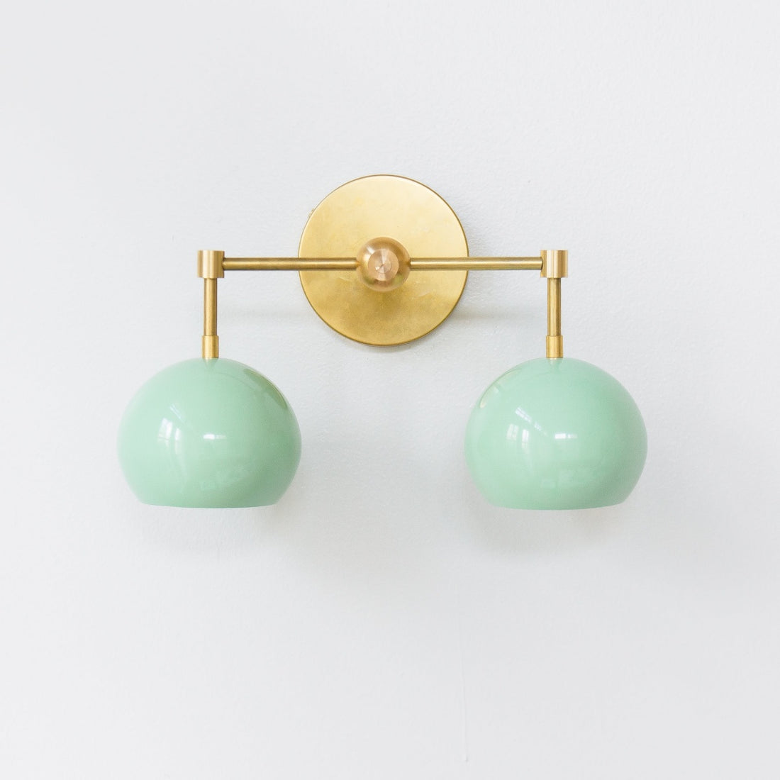 Spring Green Shades Loa Sconce - Double Bubble Pop Vanity Wall Light