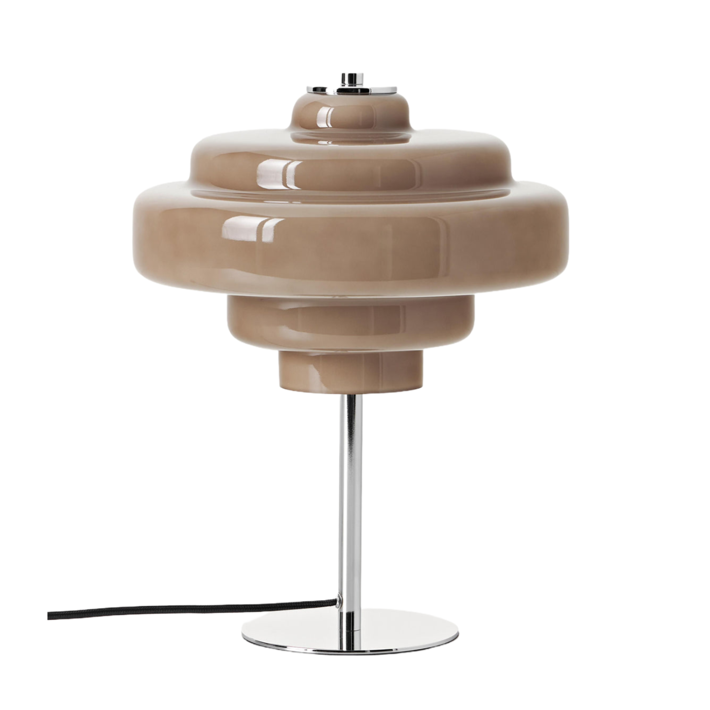 Koloro Tiered Glass Table Lamp – Retro & Contemporary Design for Living Room
