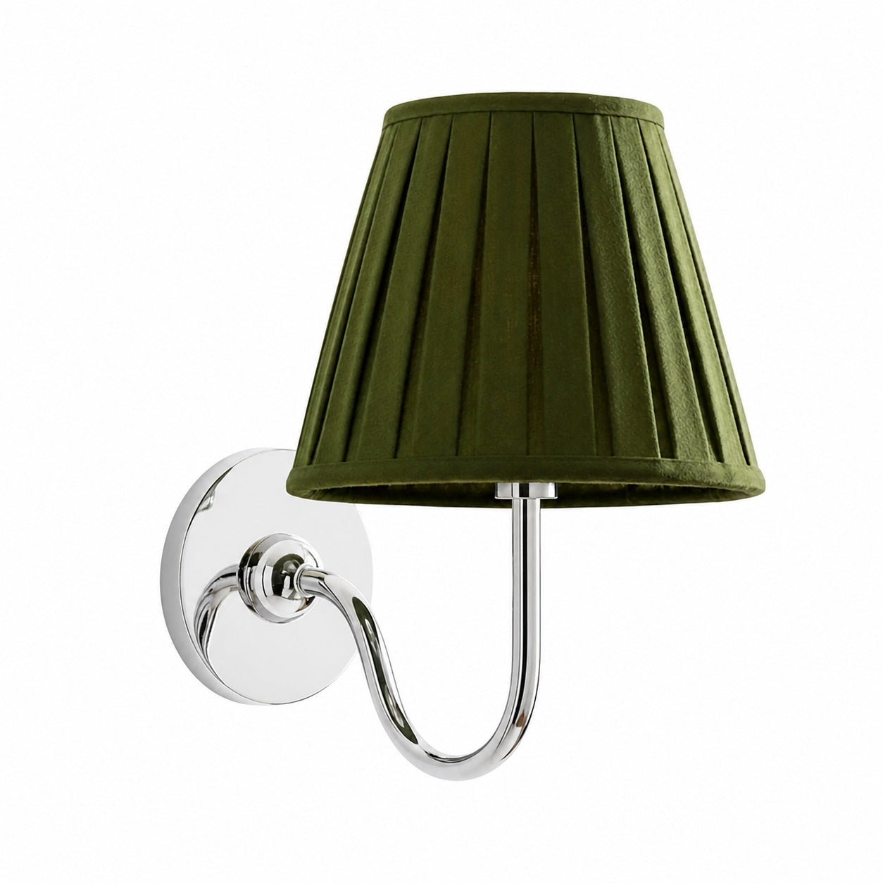 Luvora Vintage Pleated Shade Wall Lamp - Modern Brass Linen Wall Lighting