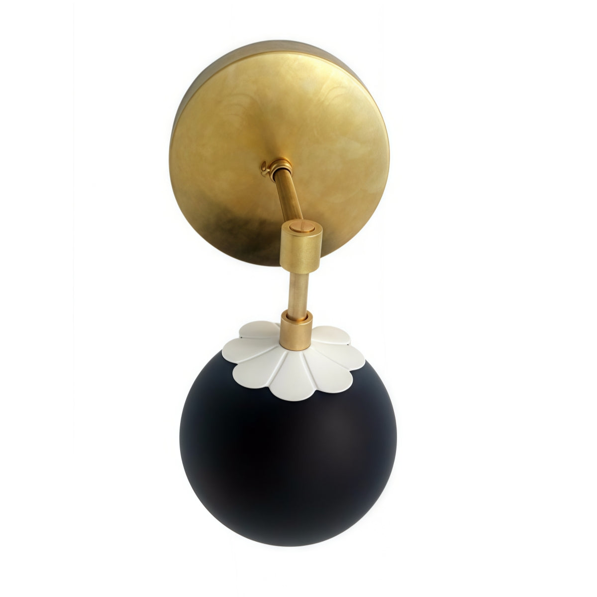 Flower Wall Sconce - Brass & Chrome Options, Cozy Home Lighting