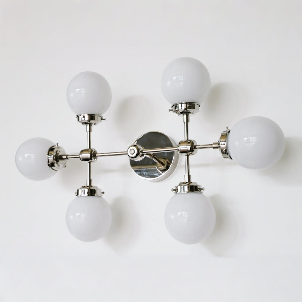 Horizontal & Vertical Decorative Multi-Head Metal Wall Sconce