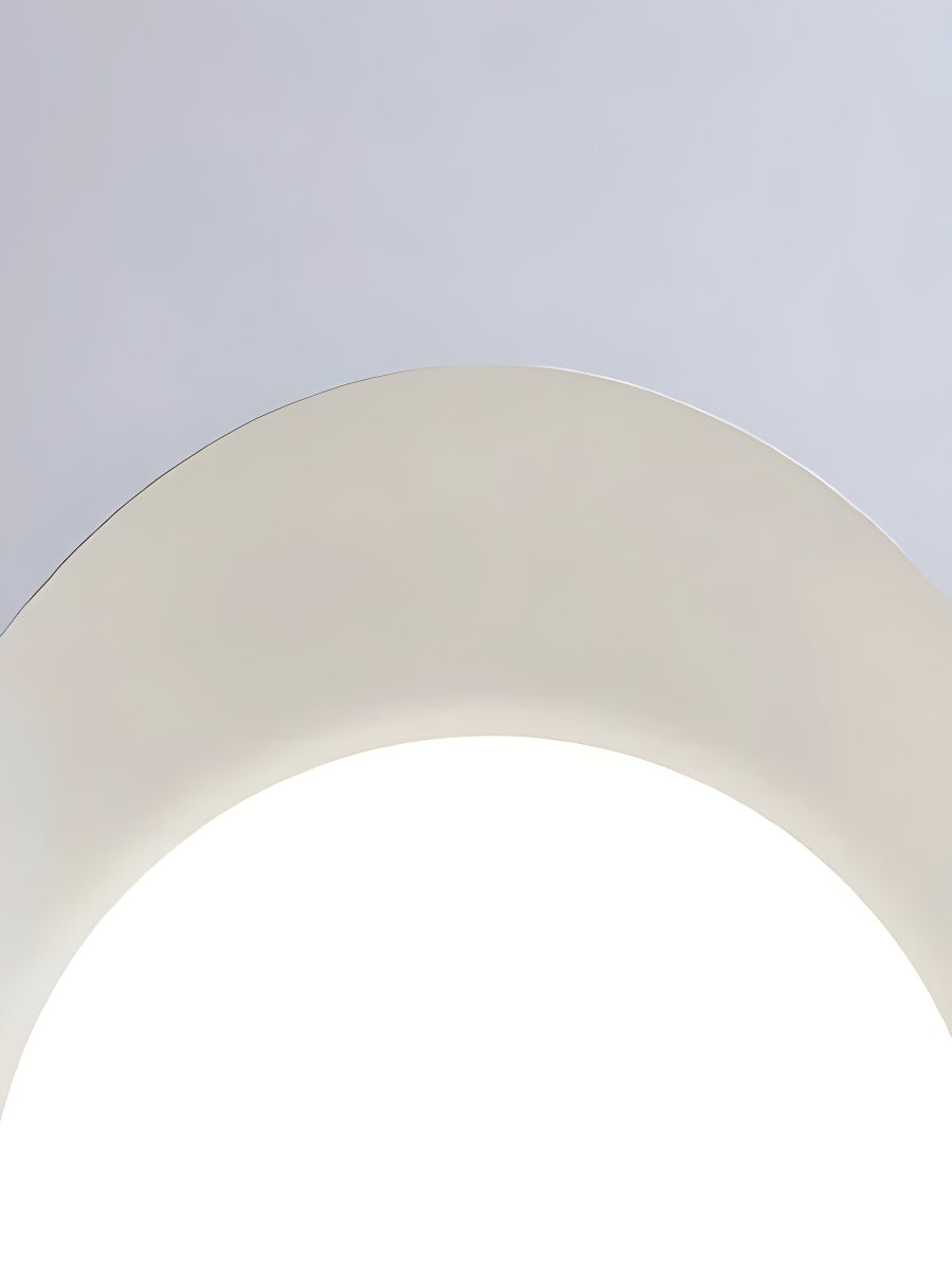 Simple Metal Wave Ceiling Light For Hallway