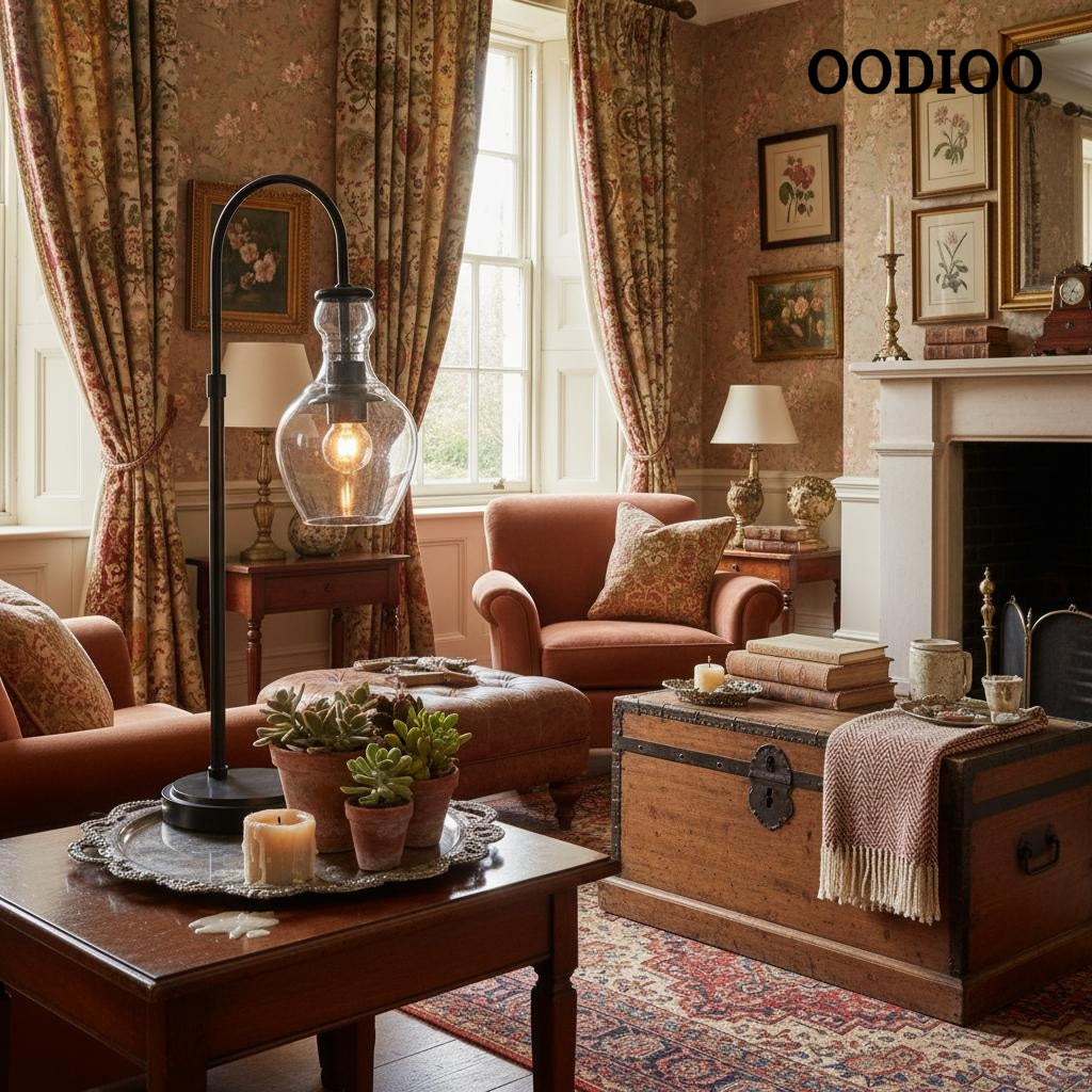 Lawson Modern Organic Glass Bronze Accents Table Lamp – Perfect for Contemporary Homes