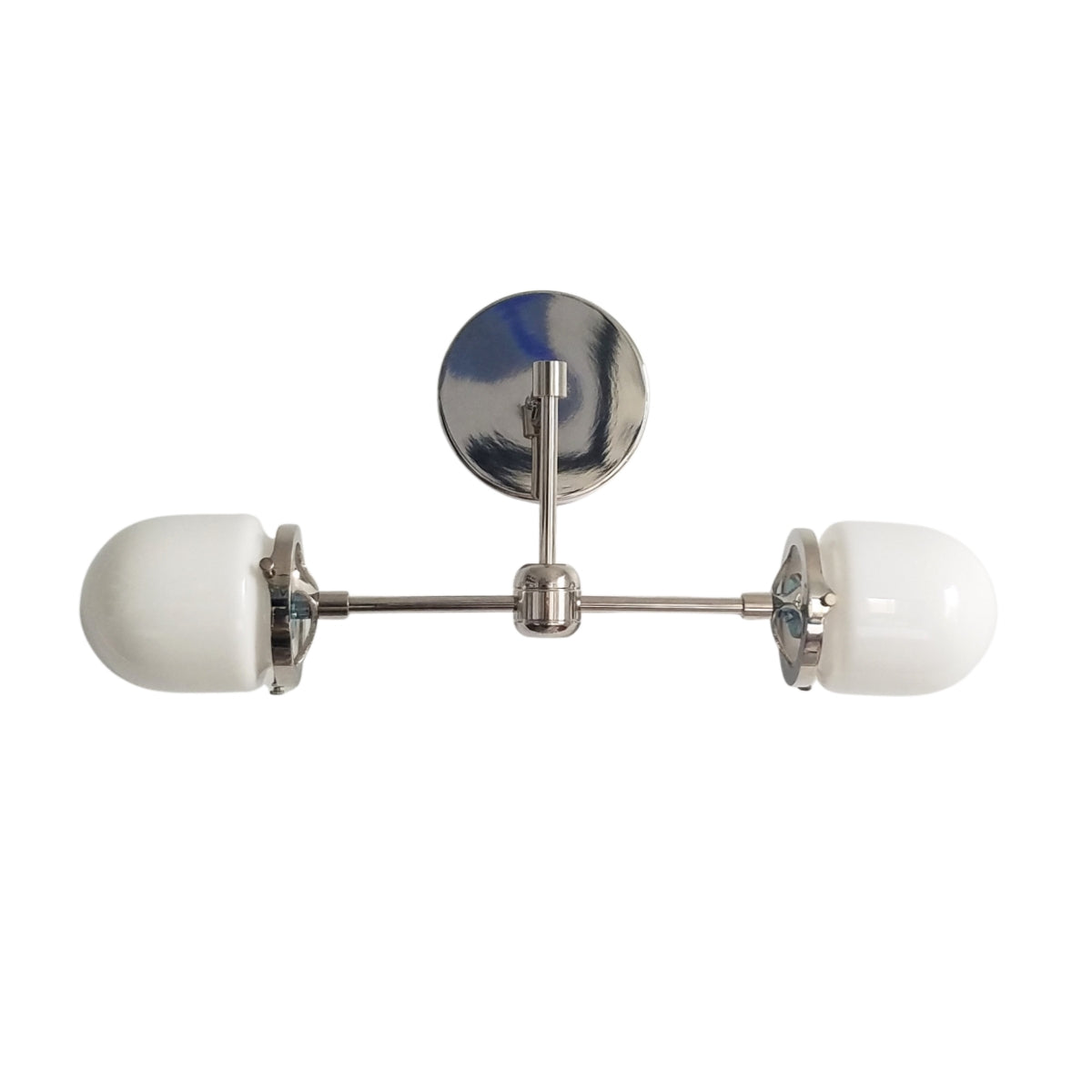 Coastal Nautical Hanging Double Glass Wall Sconce
