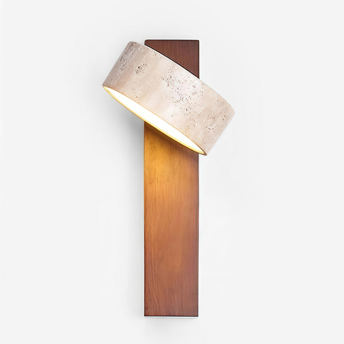 Nordic Travertine Rotatable Wall Lamp