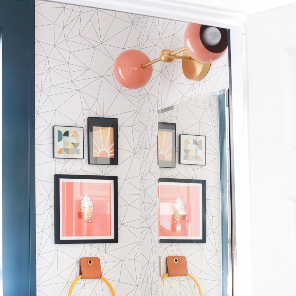 Linear Wall Sconce - Modern Steel Lighting for Bedroom & Hallway