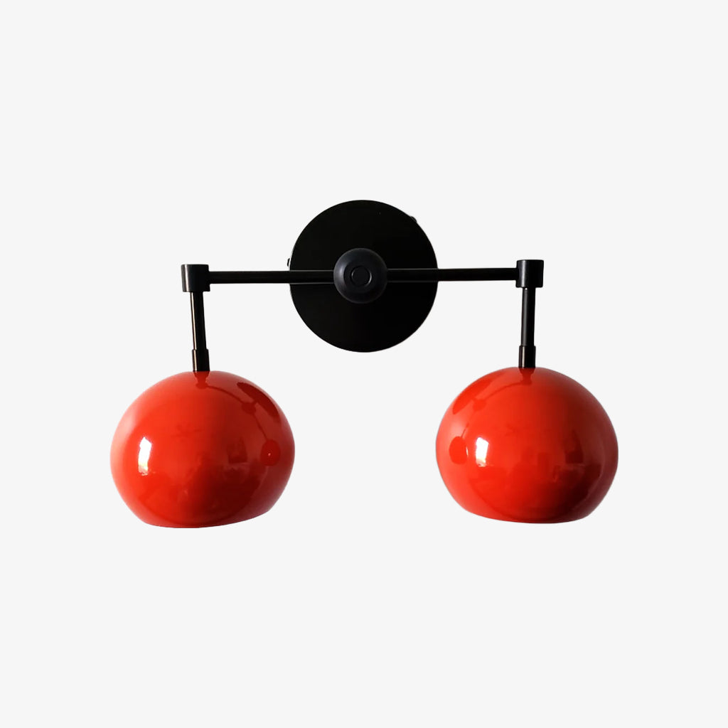 Orange Peel Wall Sconce - Double Bubble Vanity Bath Wall Light