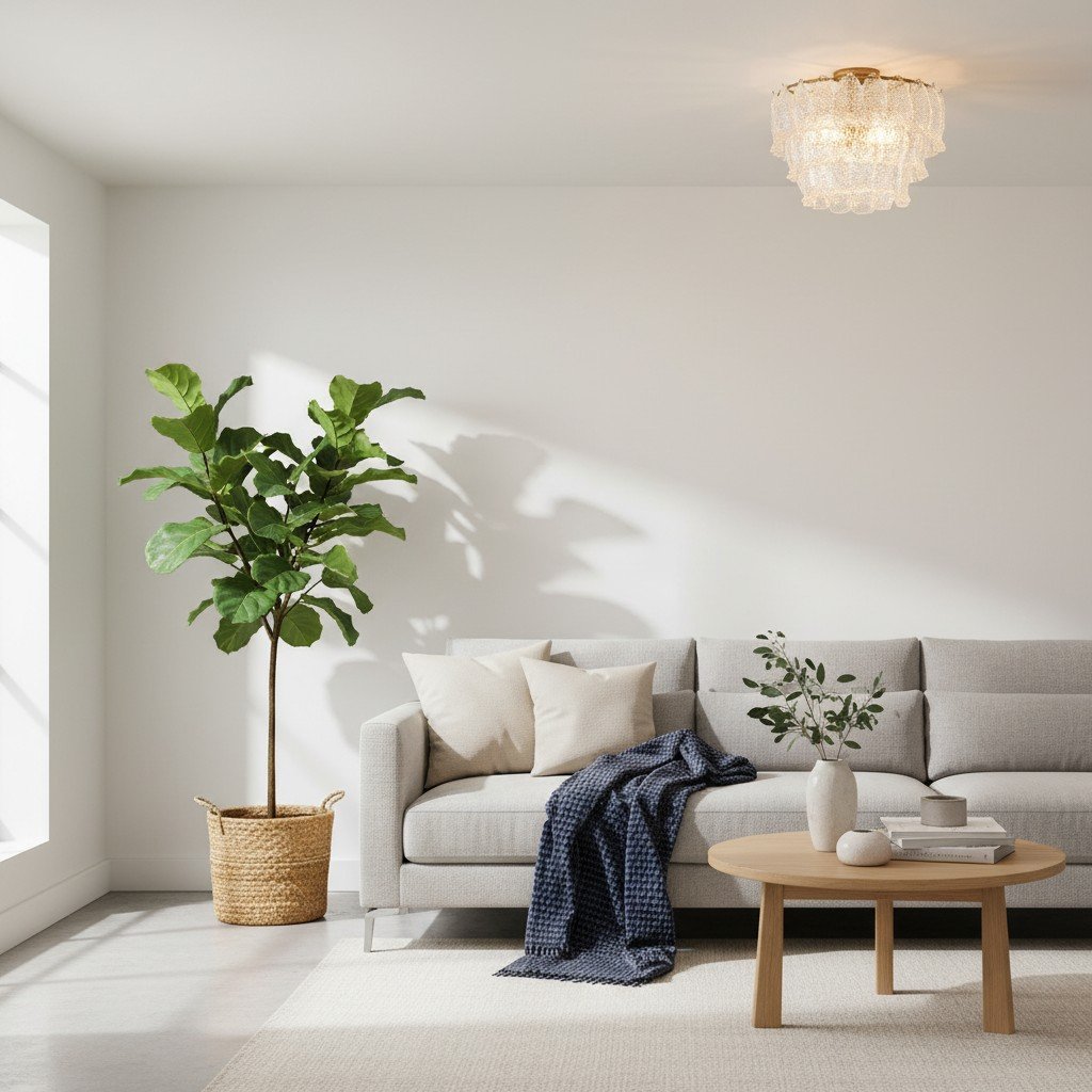 Lumvey Tiered Glass Flush Mount – Round Stacked Design for Modern Home