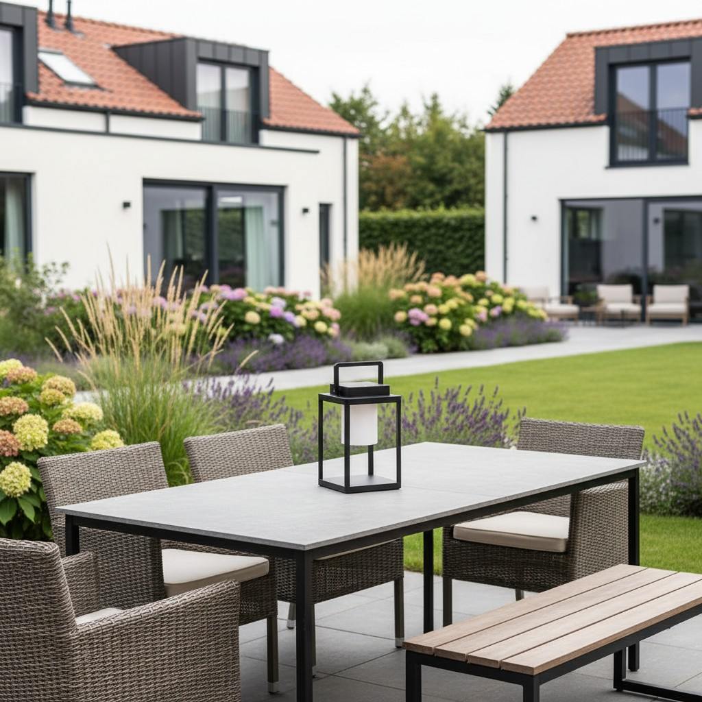 Veltor Portable Rechargeable Table Lamp – Modern Metal for Outdoor