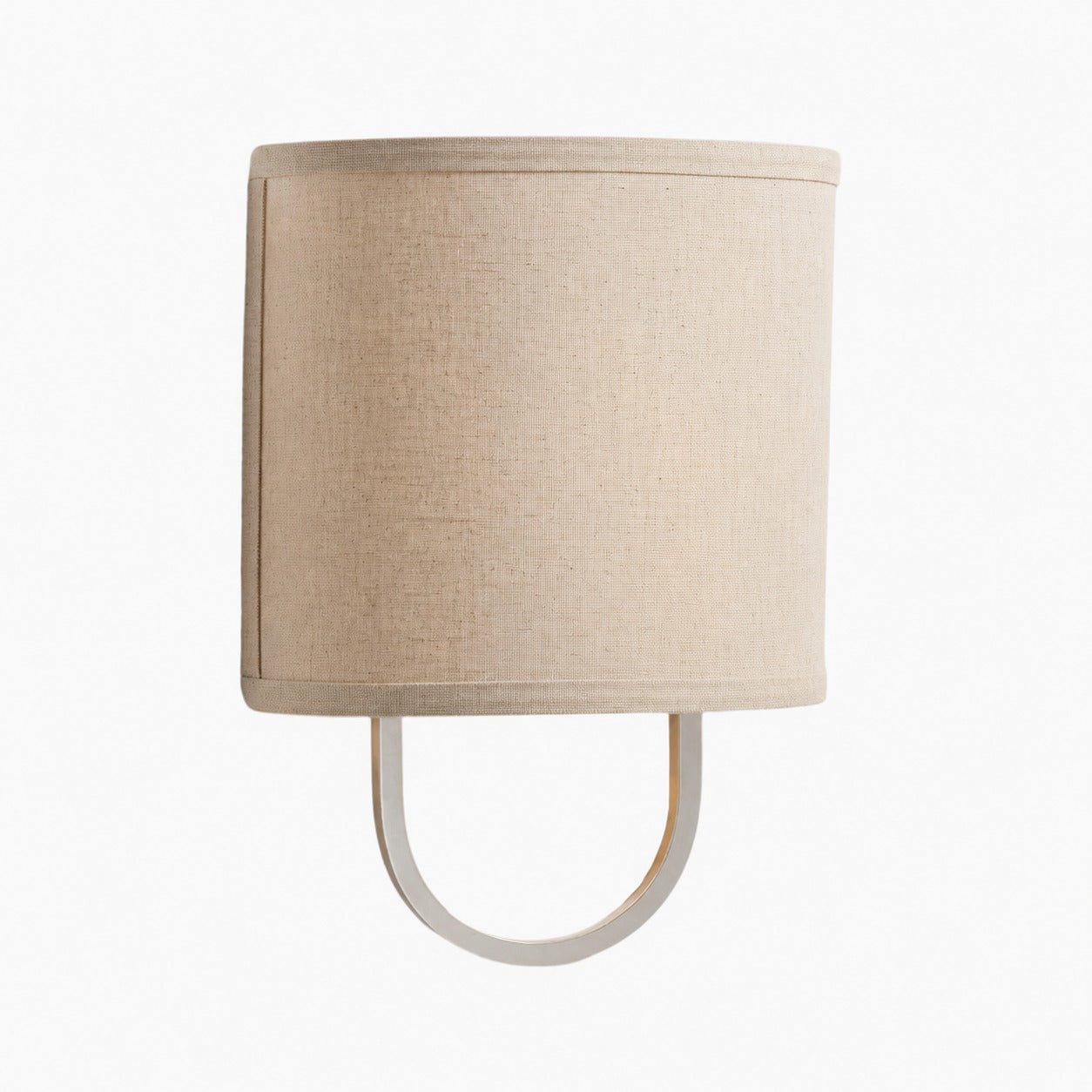 Nolvara Elegant Wall Light Featuring Soft Shade and Metal Arm