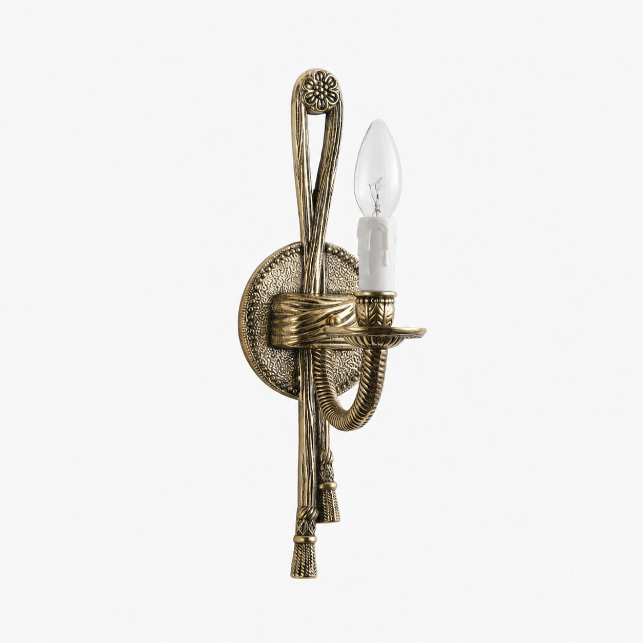 Cast Brass Sconce