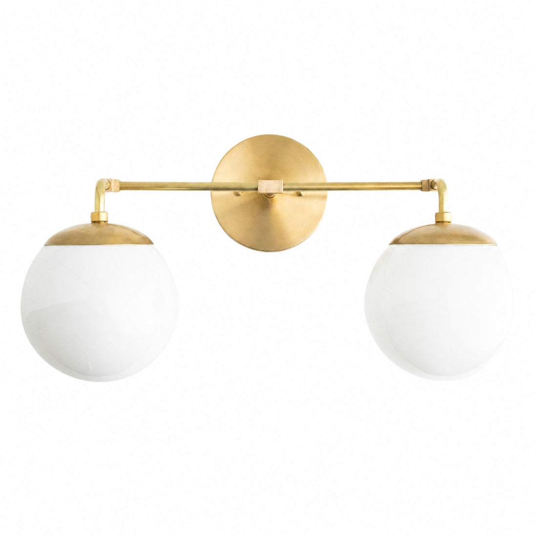 Glorica Glass Wall Sconce - Modern Vintage Vanity Light Fixture