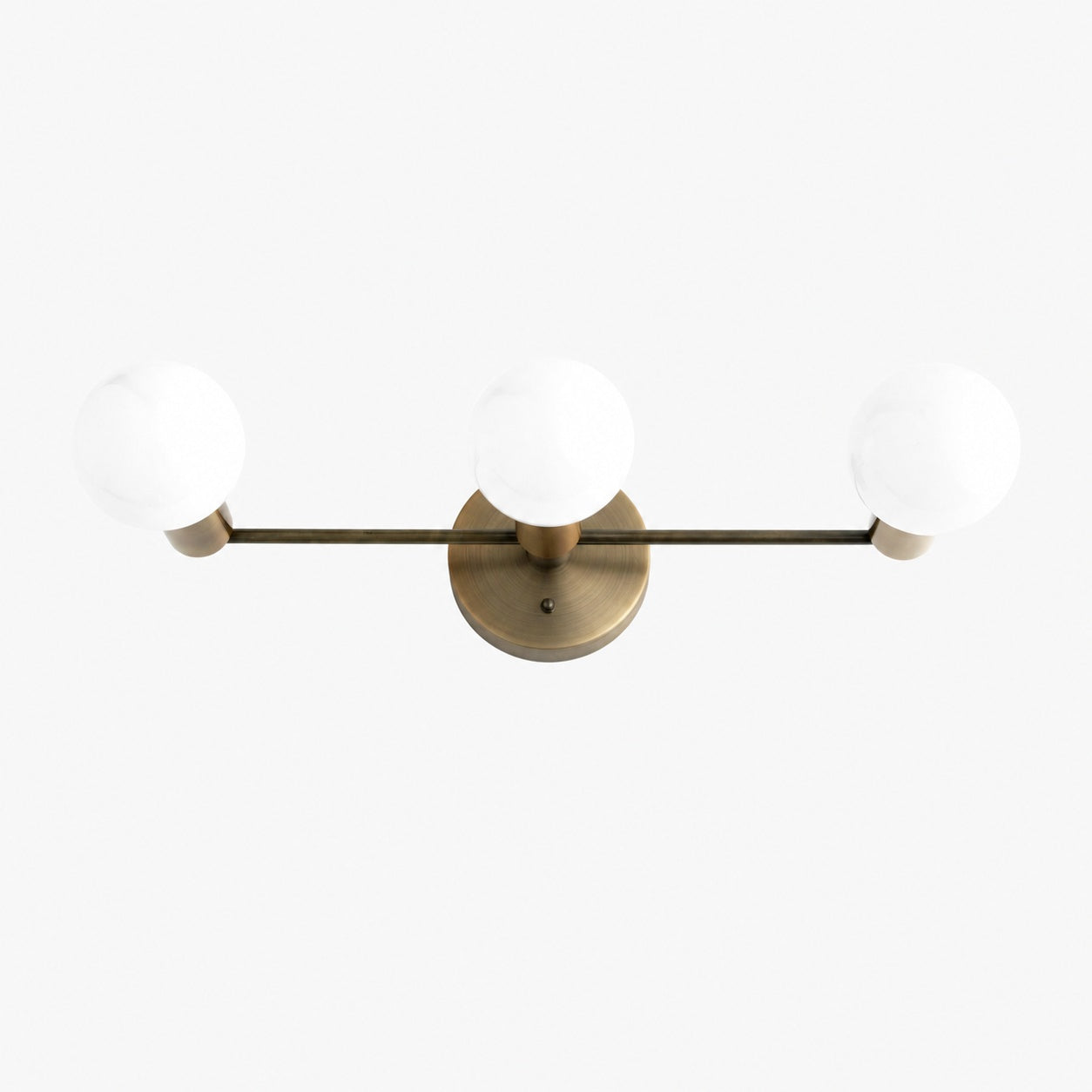 Glorica Glass Mid Century Modern Vanity Light - 3 Light Wall Fixture