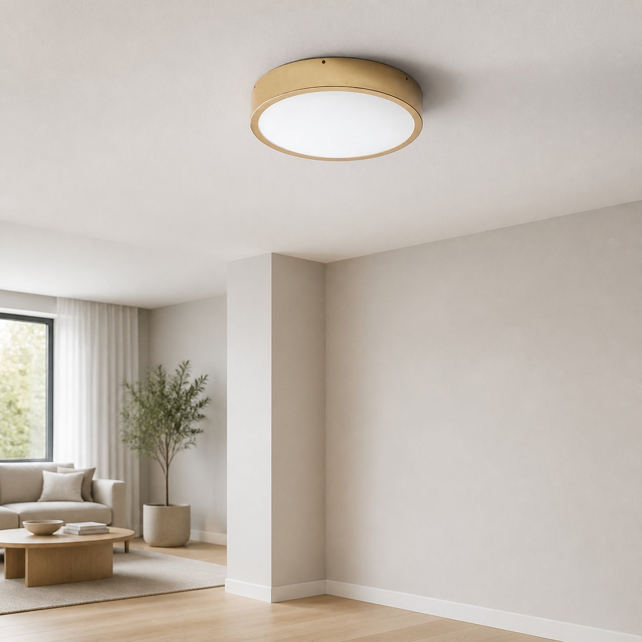 Crelina Minimalist Flush Mount Lighting - Modern Ceiling Fixture for Any Room
