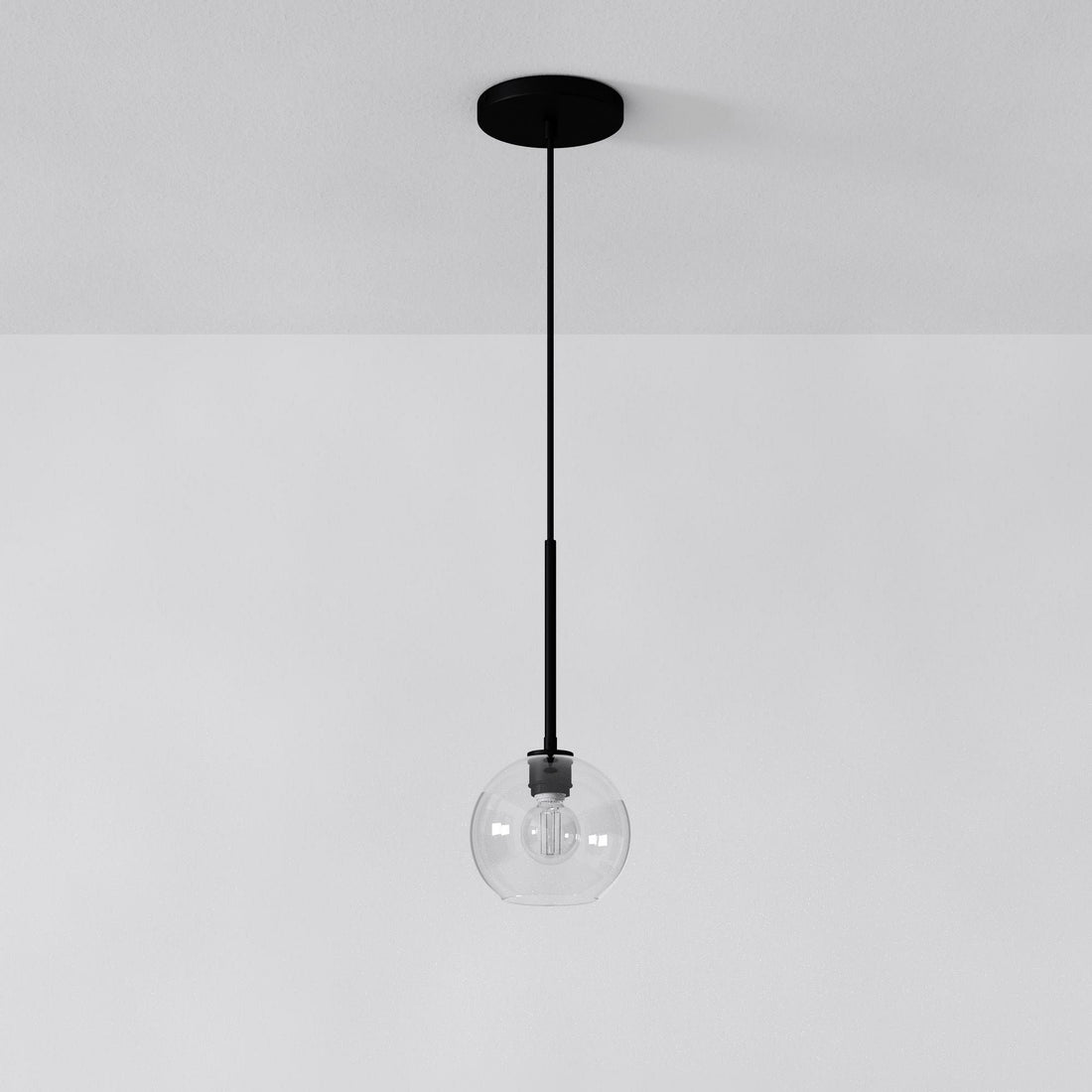 Selvion Sculptural Globe Pendant Light - Modern Glass Pendant Lamp - Sleek Design