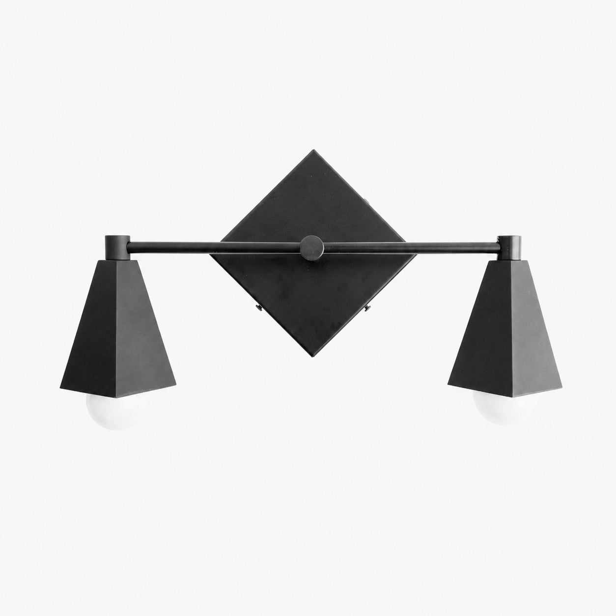 Ornato Luxe Geometric Vanity Light - Solid Brass Art Deco Bathroom Lighting