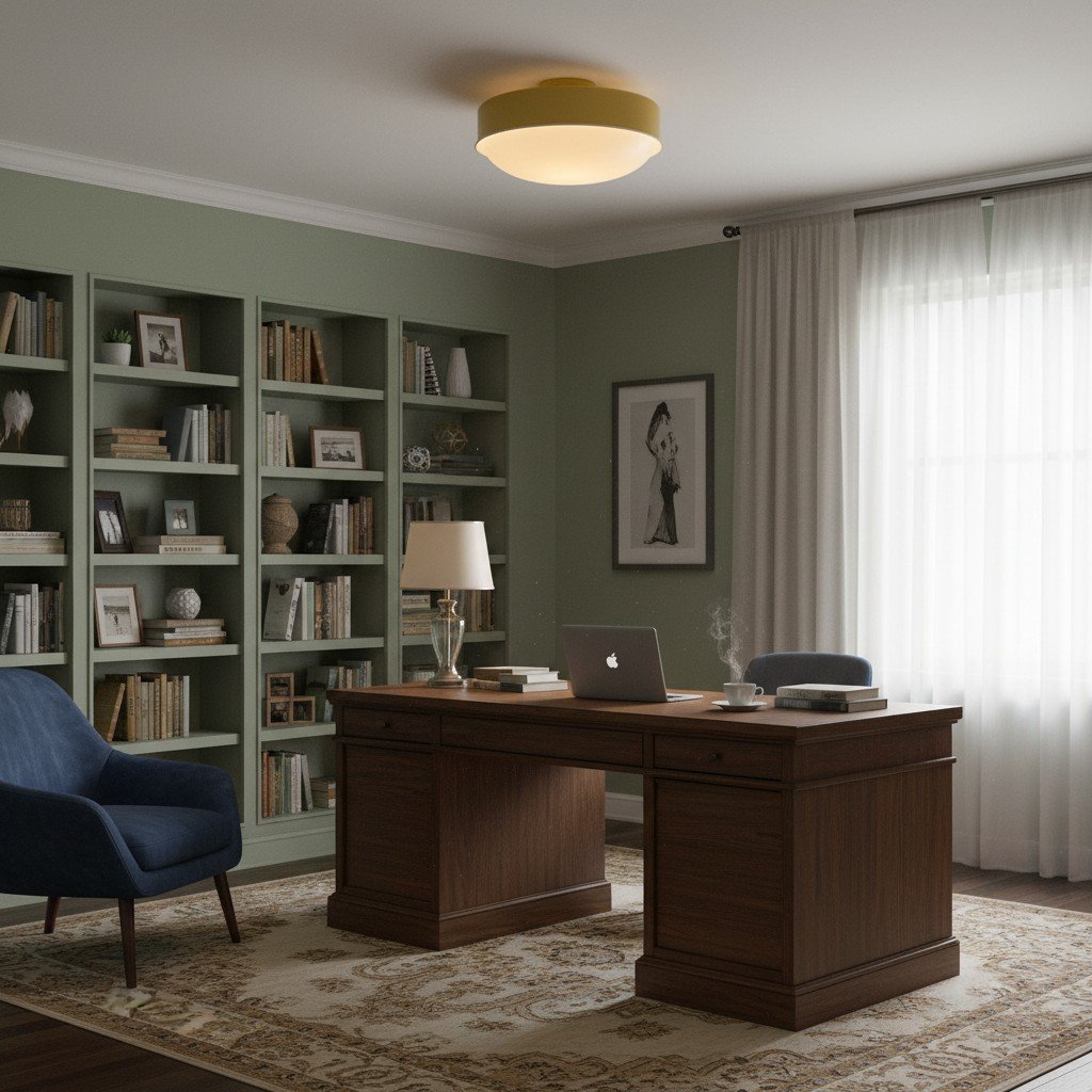 Rolvona Ceiling Fixture – Timeless Modern Aesthetic with Diffuse Ambient Light