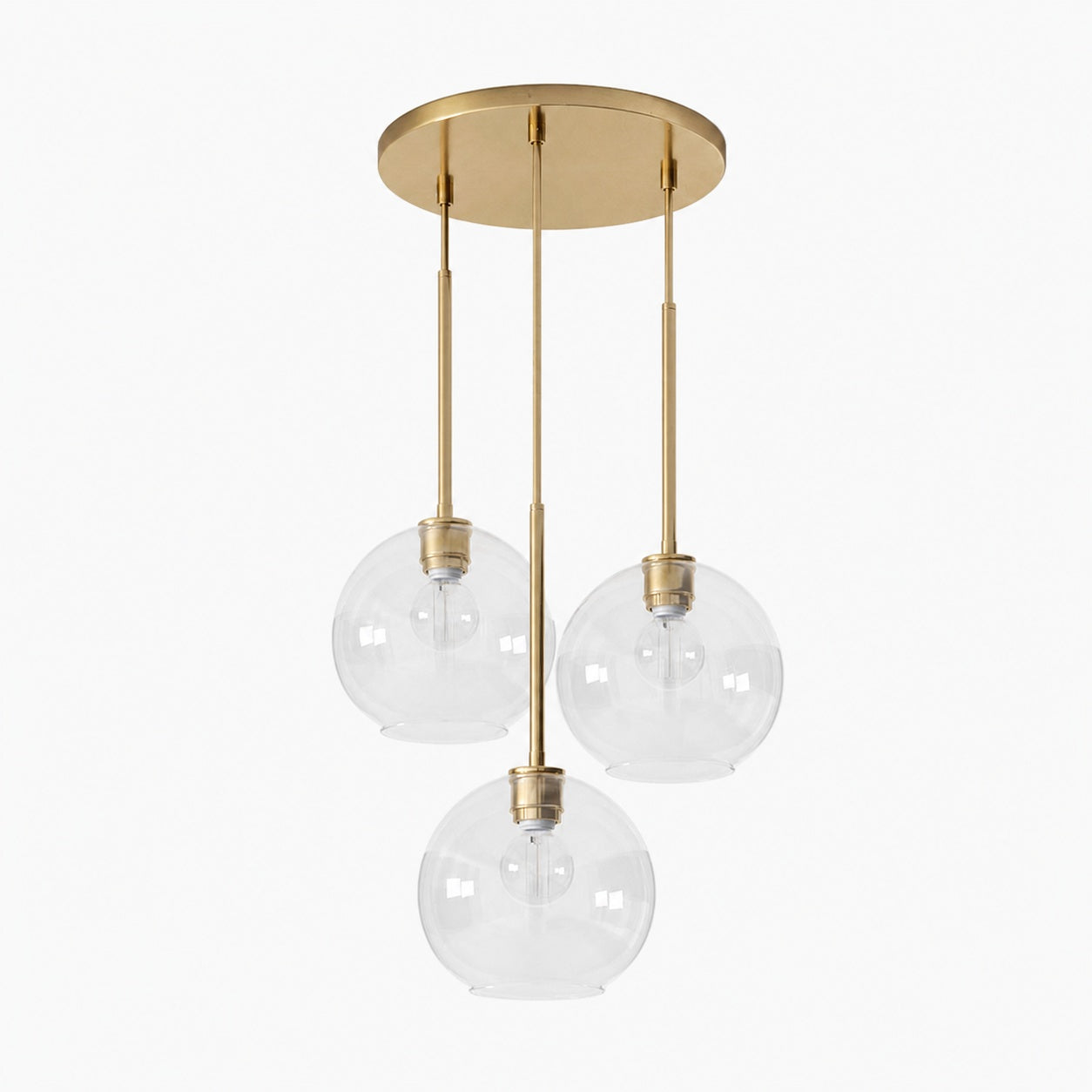 Selvion Minimalist Crystal Chandelier - Handcrafted Glass Sculptural Lighting Fixture