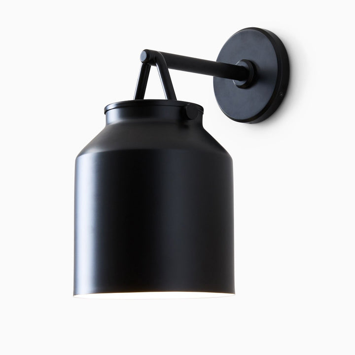 Modern Bell Jar Glass Sconce - Nordic Matte Metal Wall Light Outdoor