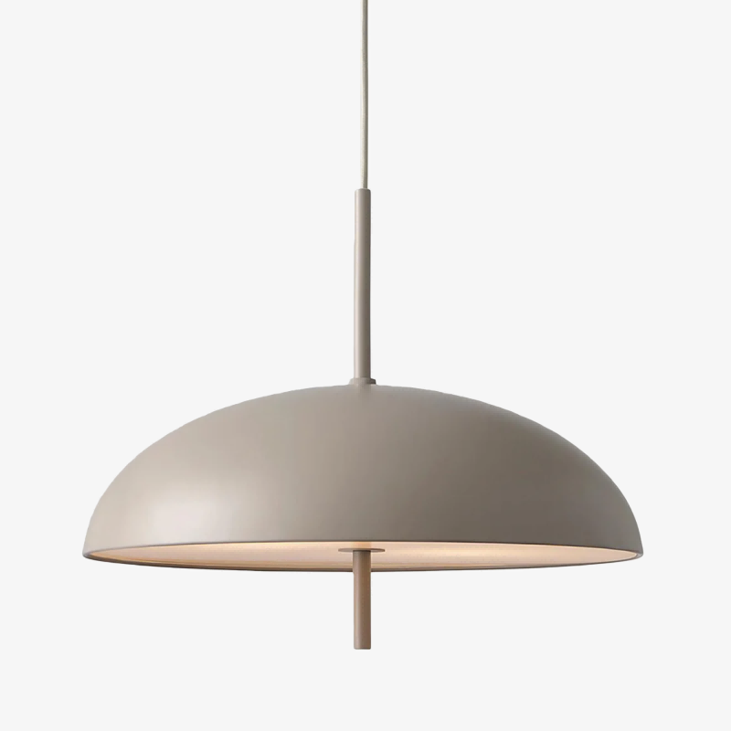 Aurelia Pendant Lamp - Sculptural Metal Frame with Sleek Shade for Dining and Entry