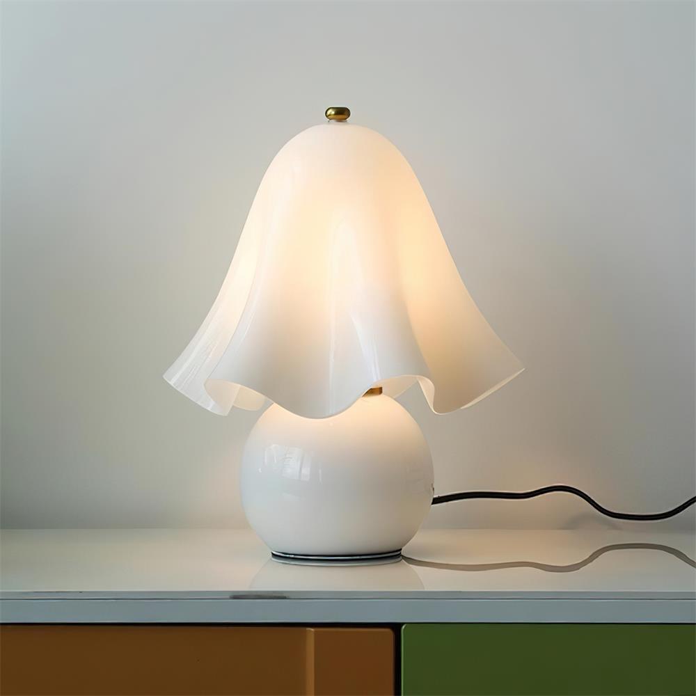 Bellina Decorative Table Lamp - Sculptural Bell Flower Shape