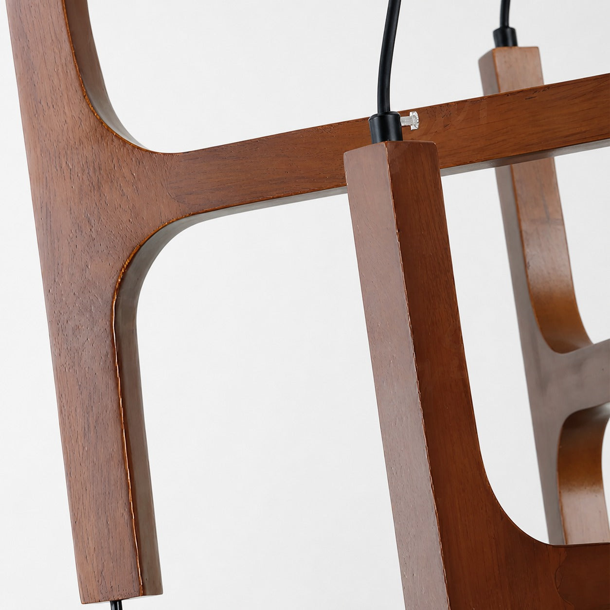 Auralith Wood Chandelier Multi Arm Fixture - Modern Natural Lighting for Living and Dining