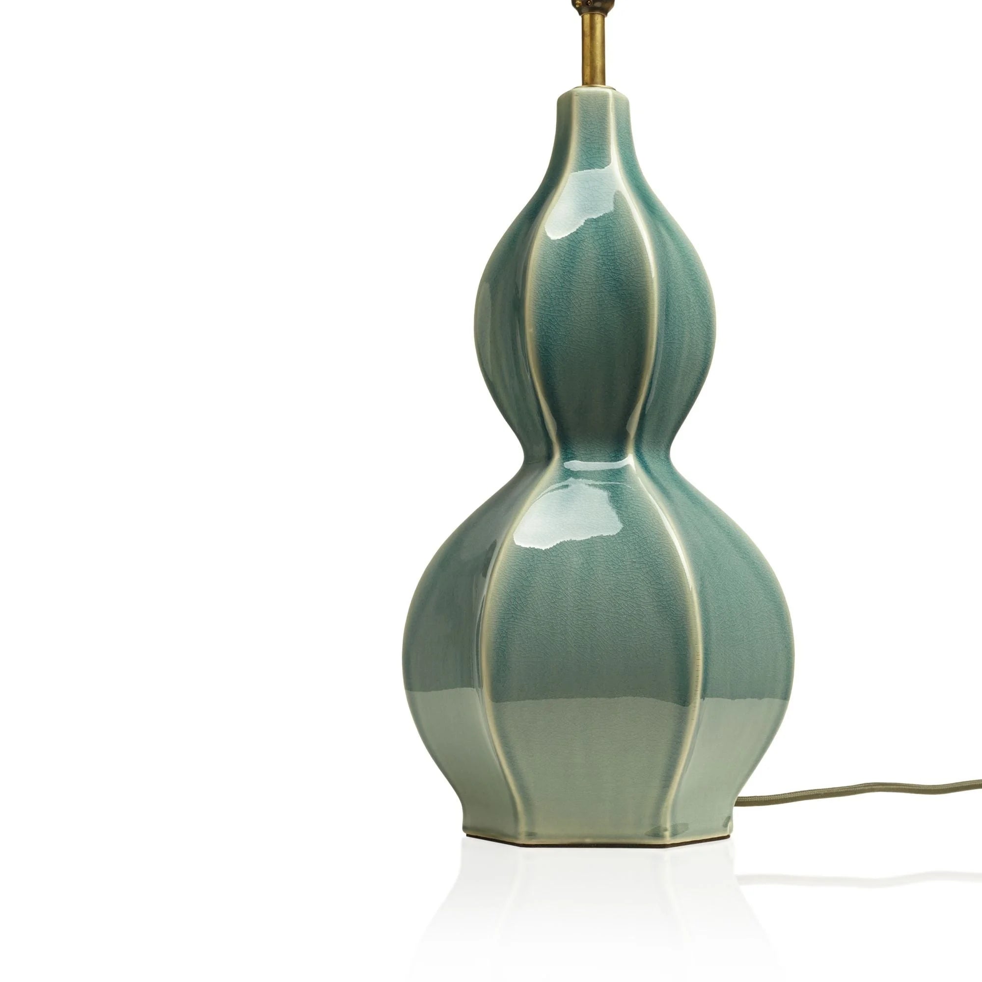 Thalune Table Lamp in Seaweed Ceramic - Sculptural Coastal Glow for Bedrooms and Living Rooms