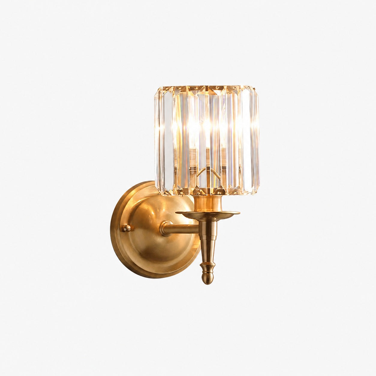 Vintage Luxury Crystal Wall Lamp