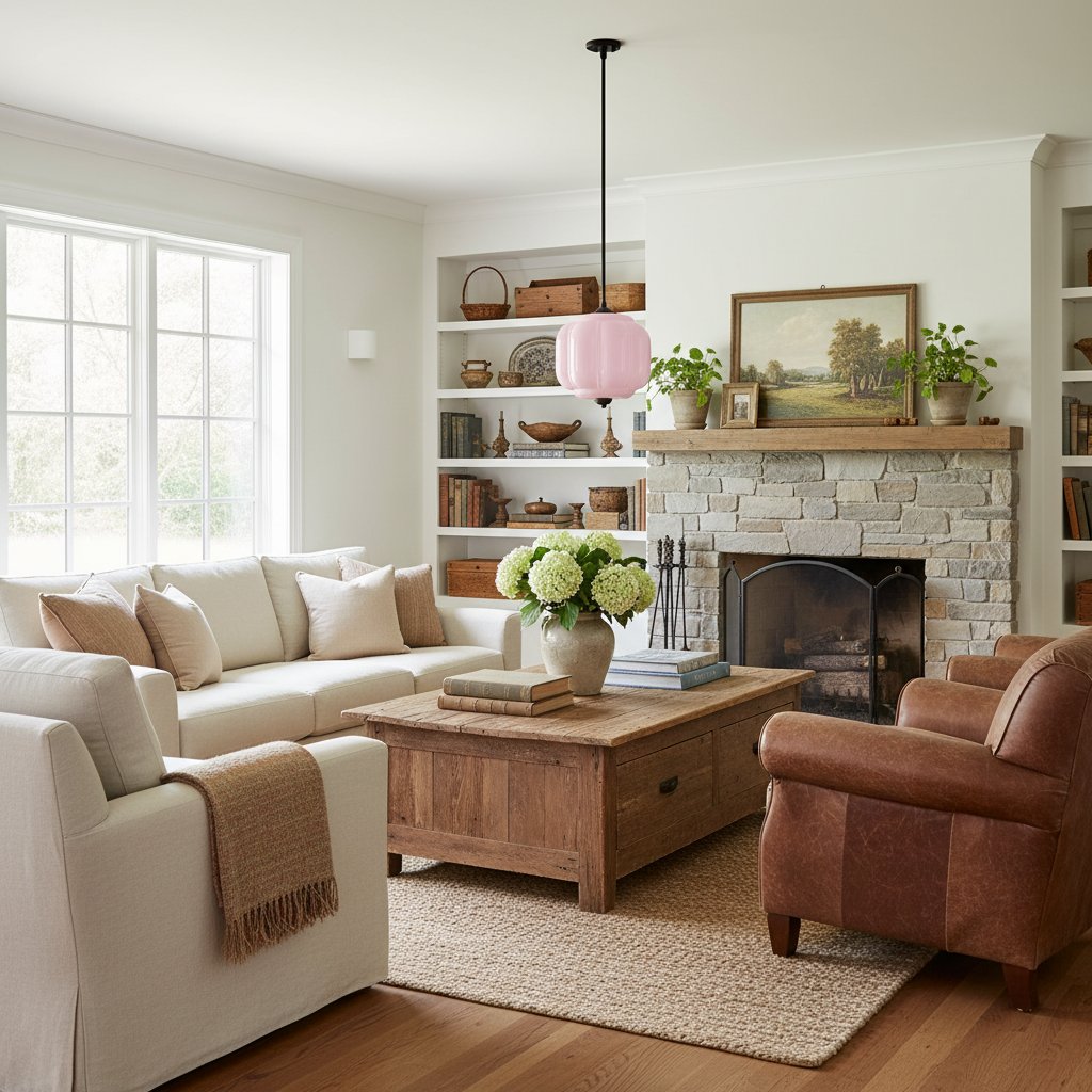 Eloise Vintage Glass Chandelier - Milk Glass Home Accent