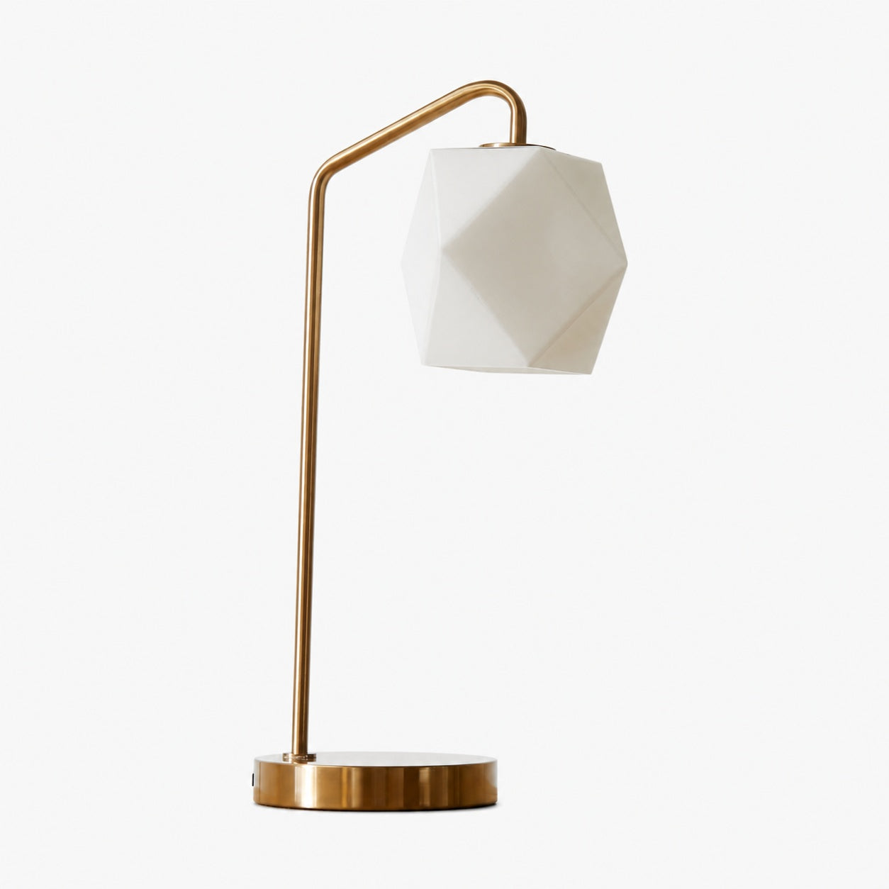 Talvior Luminous Geometric Faceted Glass Table Lamp