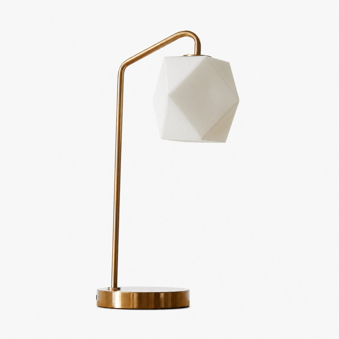 Talvior Luminous Geometric Faceted Glass Table Lamp