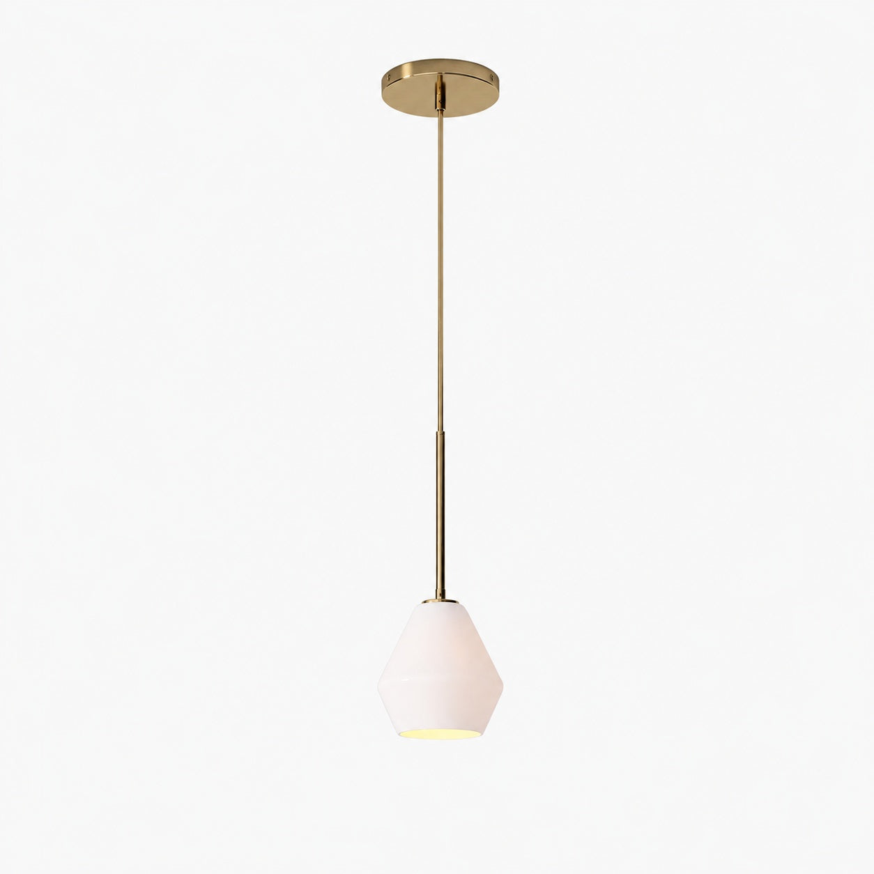 Merin Transparent Glass Sculpture Geometric Chandelier