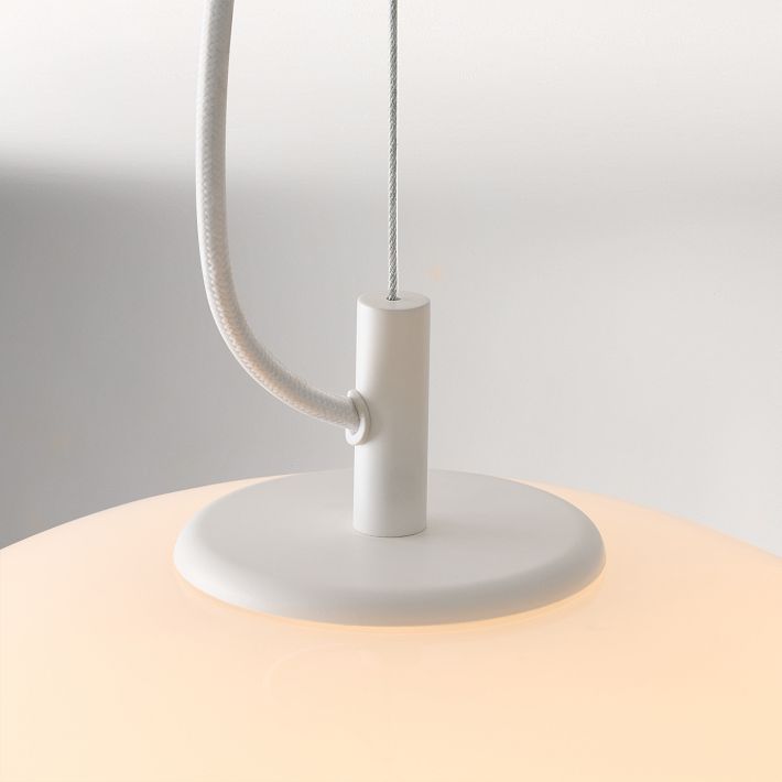 Lumivelle Minimalist Glass Pendant – Adjustable Height Dimmable Design