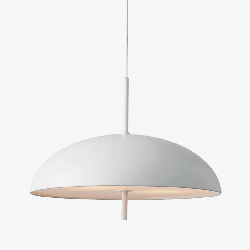 Aurelia Pendant Lamp - Sculptural Metal Frame with Sleek Shade for Dining and Entry