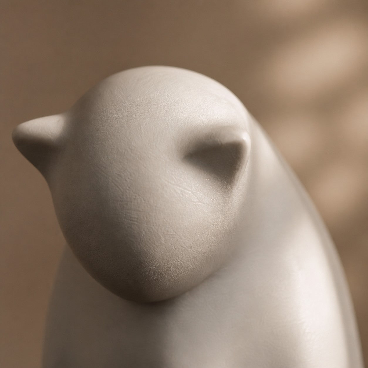 Felora Nordic resin cat sculpture detail