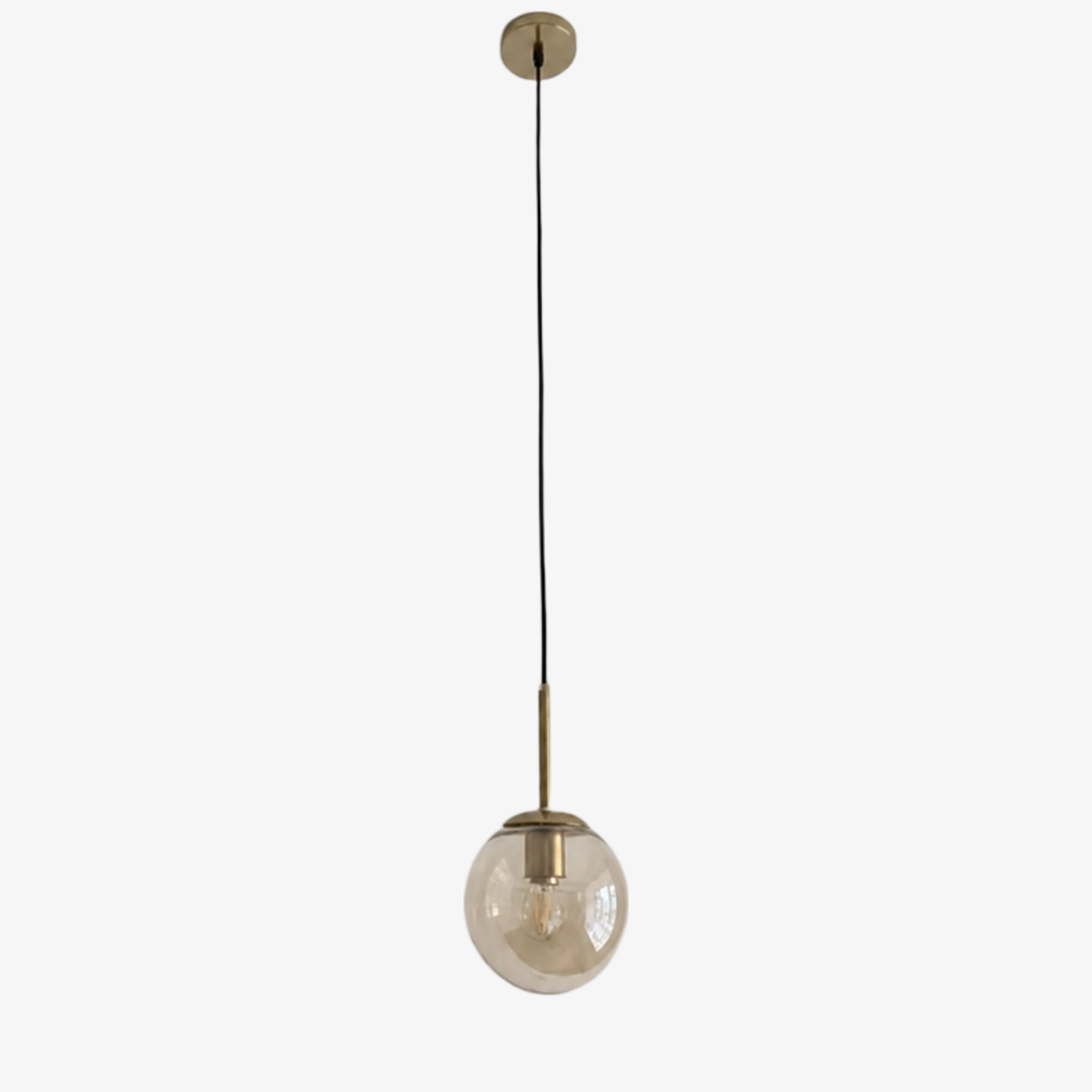 Luma Glass Globe Modern Pendant Light for Dining Room