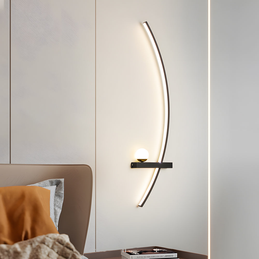 21'' Curved Strip 3 Step Dimming LED Wall Sconce
