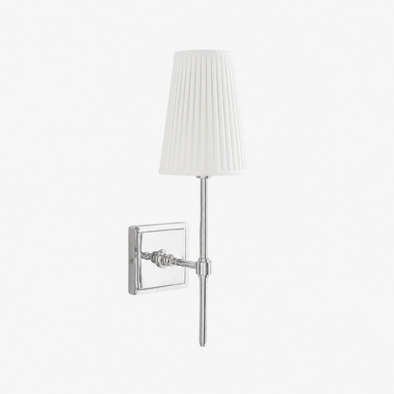 Derlina White Linen Shades Wall Lamp – Retro Metal Multi-Head Lighting Fixture