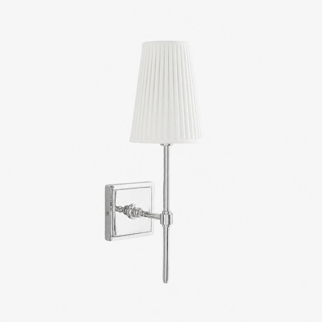 Derlina White Linen Shades Wall Lamp – Retro Metal Multi-Head Lighting Fixture