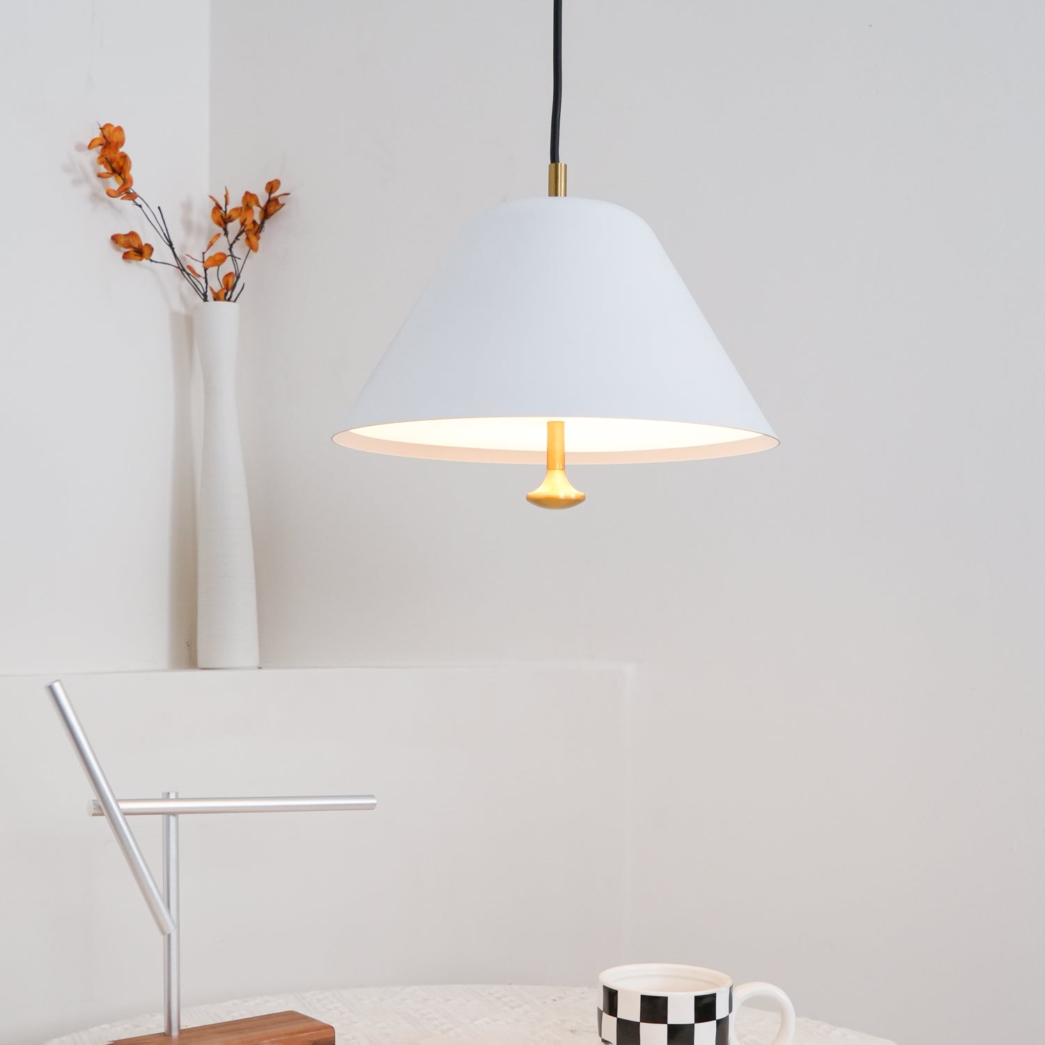Simple Mushroom - Shaped Smooth Pendant Lighting