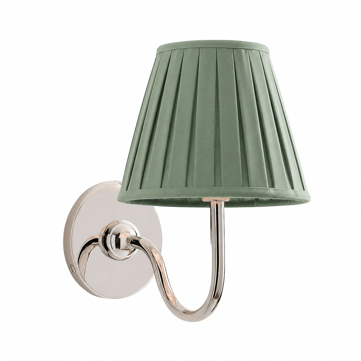 Luvora Vintage Pleated Shade Wall Lamp - Modern Brass Linen Wall Lighting