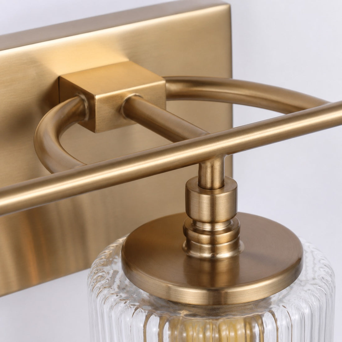 Lirra 3-Light Vanity Light Dimmable Glass Metal - Modern Design for Bathroom and Bedroom