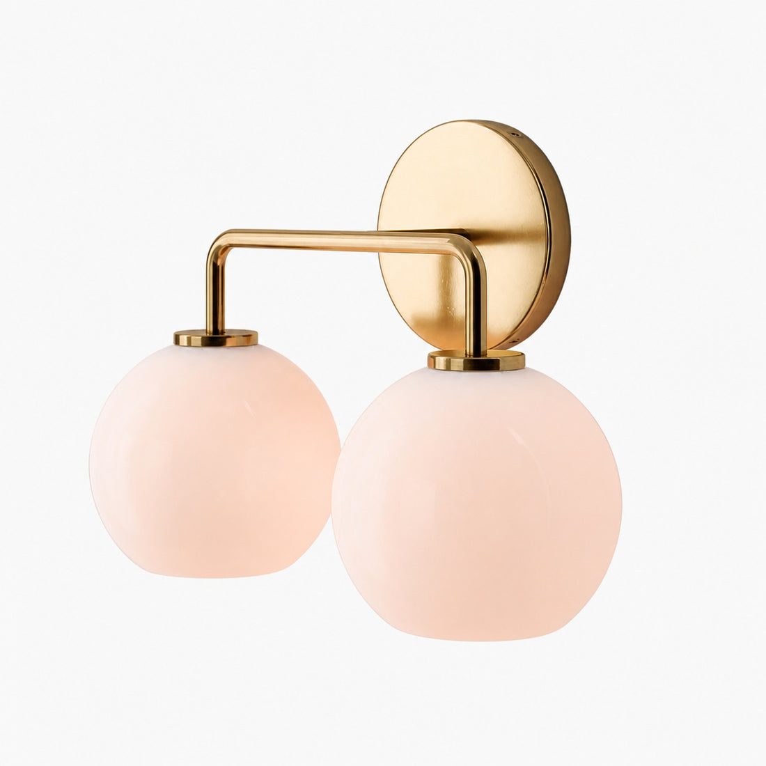 Selvion Artistic Globe Sconce Light - Handcrafted Glass Sculptural Wall Fixture
