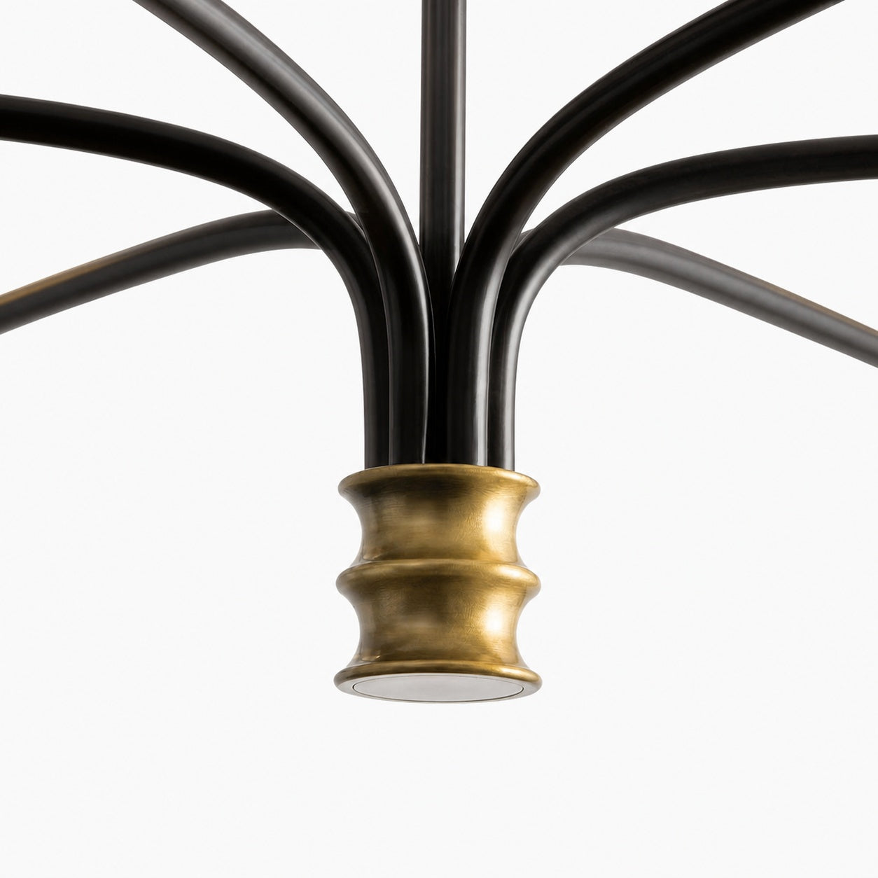 Calin Classic Round Chandelier - Bronze Iron Light for Dining